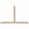 Ekena Millwork Portland Smooth Timber Gable Bracket, Douglas Fir, 60"W x 38"H x 3 1/2"D x 3 1/2"F, 15/12 Pitch GBW060X38X0404POR00SDF - alternate 1